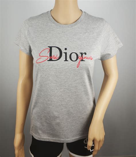 dior printed t shirt|Dior t shirt women.